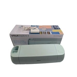 Cricut Explore 3 Custom Vinyl Cutter Craft Smart Cutting Machine Mint Green